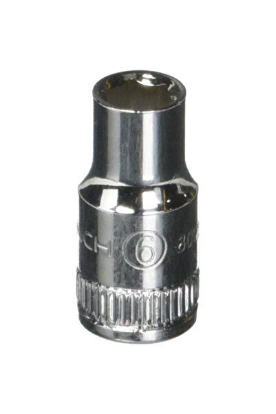 GearWrench 6-Point Standard Metric Socket 1/4inch x 6mm