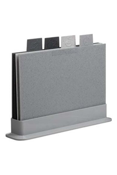 OEM Set cu 4 tocătoare cu imagini cu alimente și bază - 29 x 22,5 cm