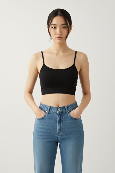 secret touch Women's Rope Strap Pad Bustier