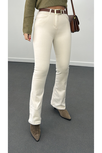 Narferita Chicago Süper Yüksek Bel Flare Jeans