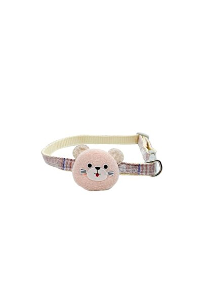 Doty Zgardă PinkBear pentru animale mici, reglabilă, 23/33 cm, roz