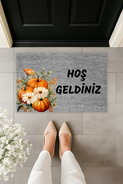 Dormot سجادة أمام الباب ذات طابع الخريف من طباعة رقمية حديثة