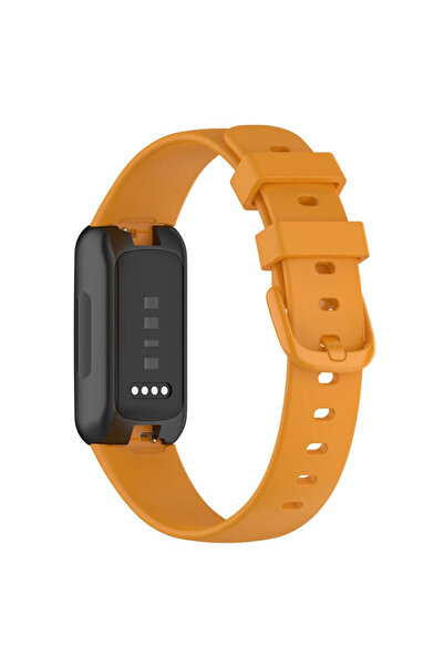 Edman curea compatibilă cu Fitbit Inspire 3, mărimea S, portocalie