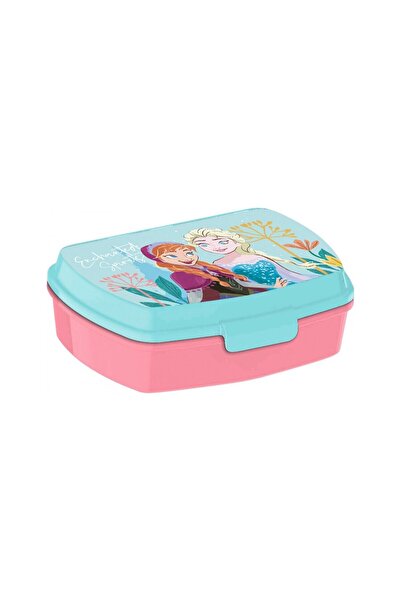 Frozen Multicolored sandwich box, 20x8 cm, made of BPA-free plastic,