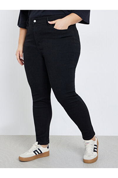 Styli Plus Size High Rise Skinny Jeans