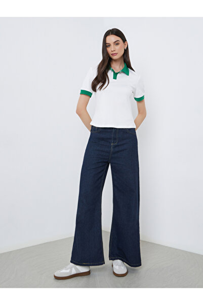 Take Two By Styli Contrast Trim Regular Fit Polo Top