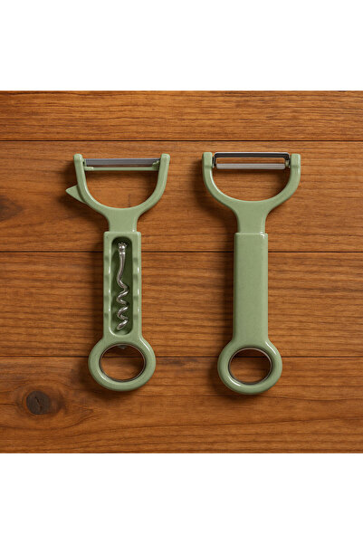 SİHİRLİ AYAKLAR Ανοιχτήρι 4 λειτουργιών με πολύχρωμο ανοιχτήρι και αποφλοιωτή, ανοιχτήρι καπακιών, ανοιχτήρι καπακιών με ανοιχτήρι, 16 εκ.