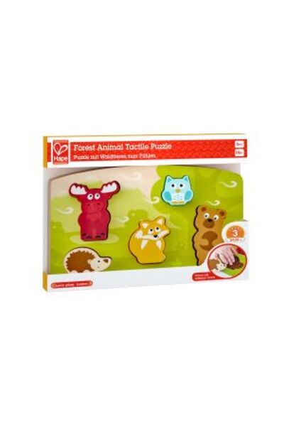 Hape PUZZLE TACTILE ANIMALS OF THE FOREST