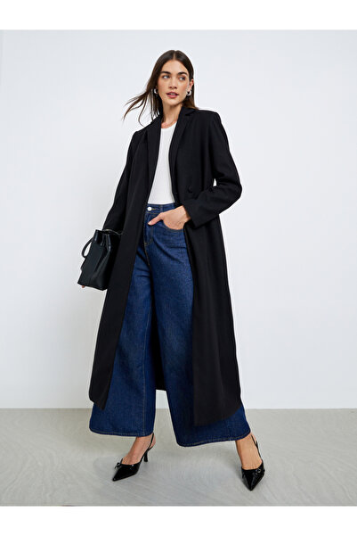 Styli Regular Fit Maxi Wool Coat