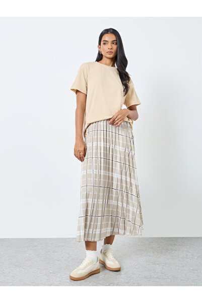 Take Two By Styli Back Slogan Print Oversized T-Shirt