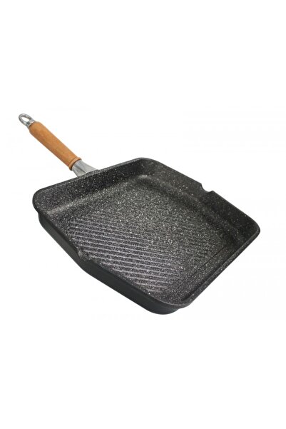 ANTIK ARS Tigaie grill 40x30xh5cm, aluminiu, strat antiaderent marmorat