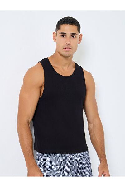 Styli Pack of 2 - Ribbed Cotton Vest with Round Neck