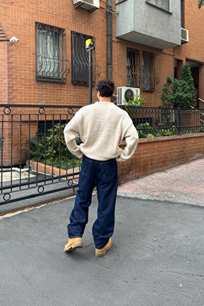 Flaw Wear Πλεκτό πουλόβερ με χρωματική αποχρωματισμένη μετάβαση σε μπεζ