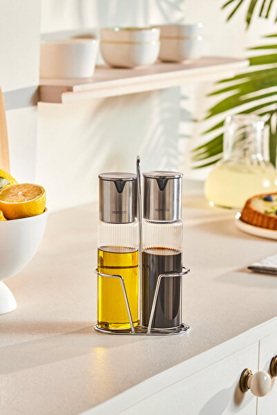 Karaca Ripple Standlı Yağlık ve Sirkelik 1 Lt Inox