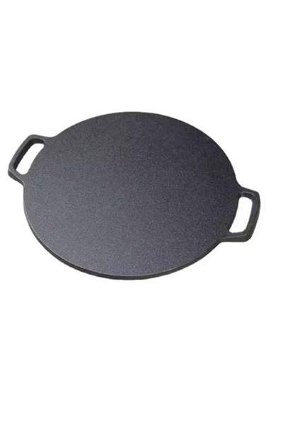 stuffix Japanese round grill plate with handles, non-stick, multilayer, diameter 32 cm, black