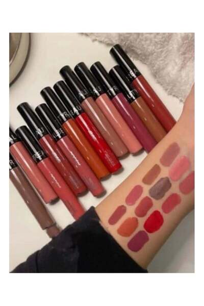 real beauty Long-Lasting Lipstick Set of 12 Pieces