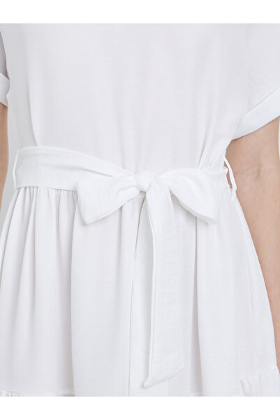 Take Two By Styli Elegant White A-Line Maxi Dress