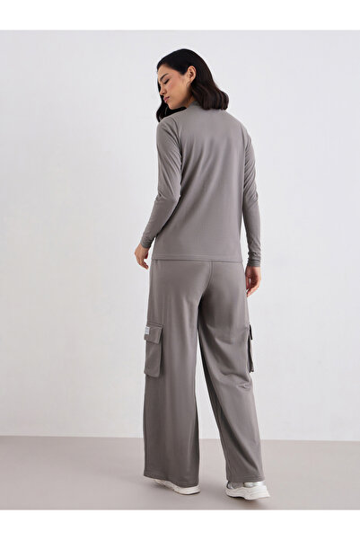 Styli Women Patch Detail T-Shirt and Cargo Joggers Co-Ords