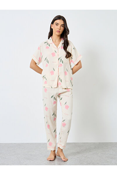 Take Two By Styli Pack of 3 - All Over Print Shirt, Short and Pyjama