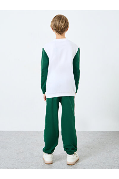 Styli Teens Green Michigan Sweatshirt and Joggers Set