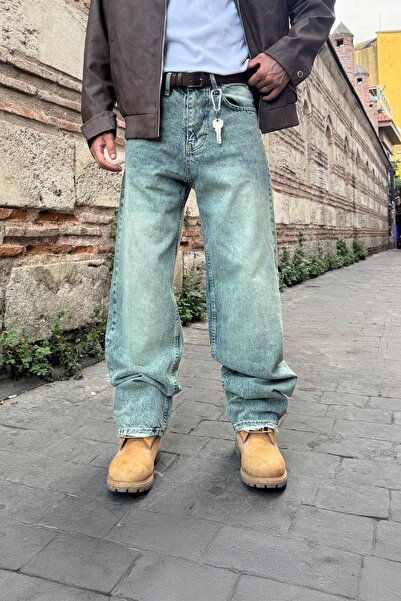 Flaw Wear Αντίκα ριγέ φαρδύ τζιν