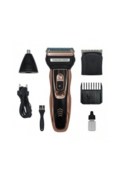 stuffix Multifunctional 3-in-1 waterproof trimmer GM-595, black-gold