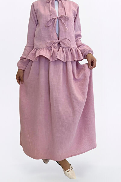 SHE BEST Muslin Skirt Suit - Comfortable Fit Muslin Fabric 100% Cotton Women's Skirted Kimono Suit