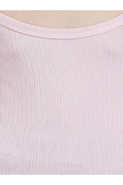 Styli Girls Pink Ribbed Vest