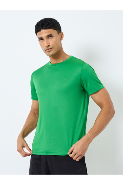 Styli Regular Dry Fit Active T-Shirt with Logo Detail