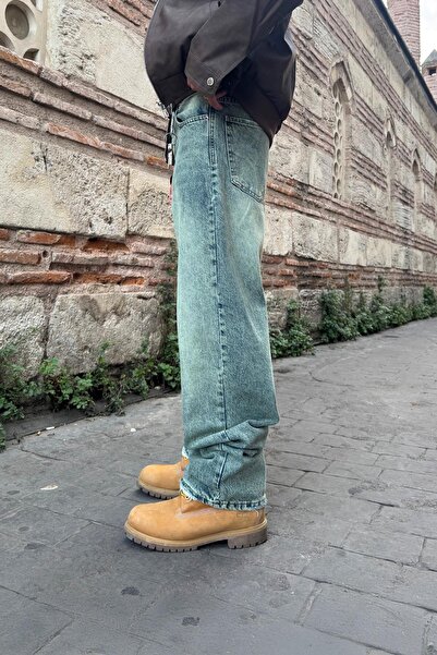 Flaw Wear Αντίκα ριγέ φαρδύ τζιν