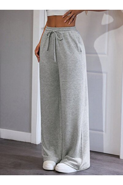 sionnes Γυναικεία γκρι φαρδιά αθλητικά παντελόνια, υπερμεγέθη αθλητικά ρούχα,...