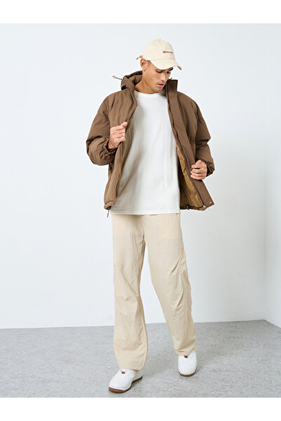 Styli Men Oversized Hooded Puffer Jacket