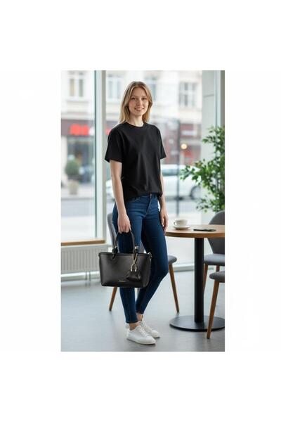 STOKS SHOES STORE Women's Soft Leather Minimal Stylish Elegant Shoulder Bag with Small Wallet