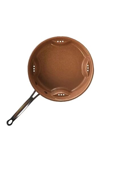 stuffix Round Pan with Airflow, 25 cm, Orange, Nonstick