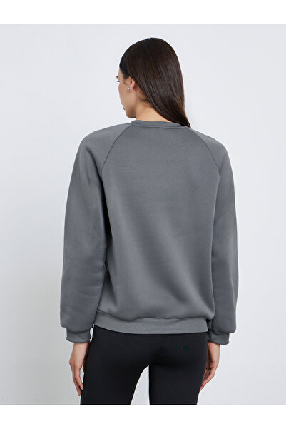 Take Two By Styli Grey Regular Fit V Neck Sweatshirt