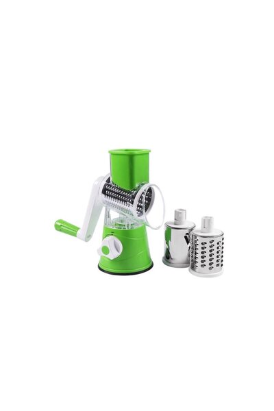 Doty 3Gratter multifunctional grater for vegetables, fruits, nuts or peanuts with rotating handle, 3 inte