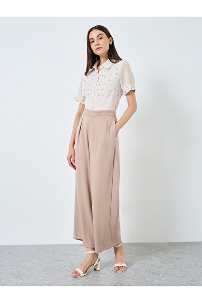 Take Two By Styli Pearl Embellished Buttoned Shirt