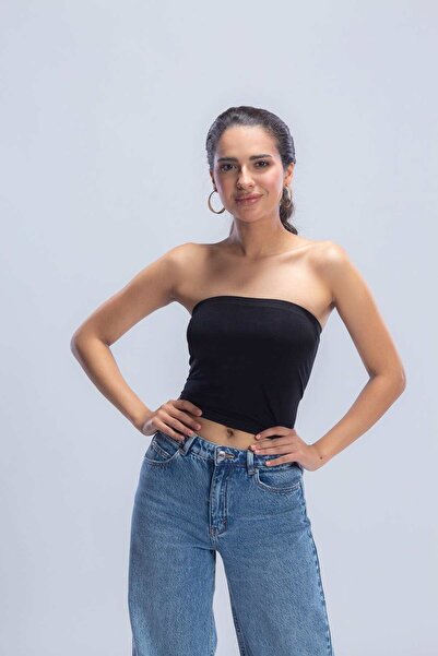 CARINA Solid Strapless Top