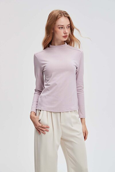 menta Solid Long-Sleeve Top