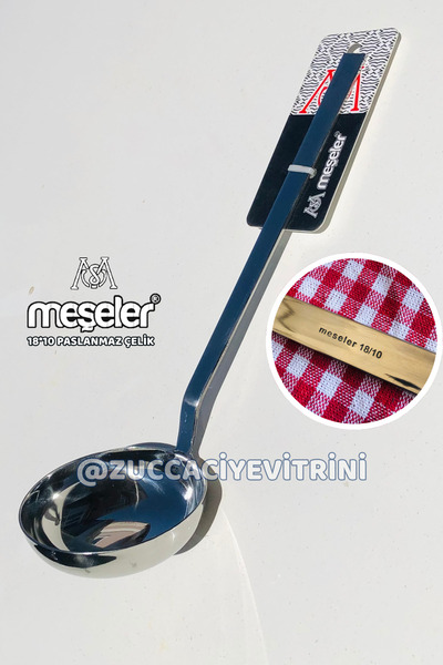 MEŞELER 18*10 Stainless Steel Ladle