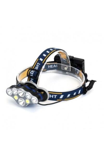 OEM Premium Headlamp with 8 LEDs and Waterproof Cap, 13000 Lm White/Red Light
