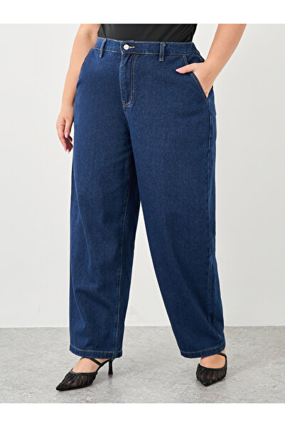 Styli Plus Barrel Fit Jeans