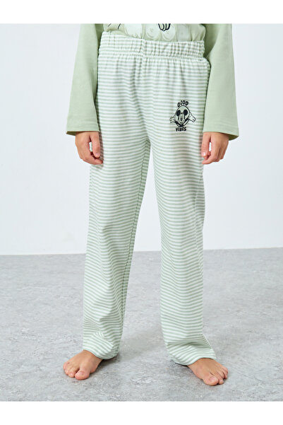 Styli Boys Mickey Mouse Print T-Shirt and Pyjama Set