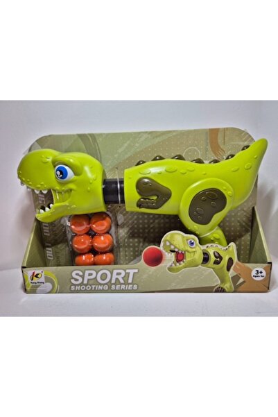 OEM Lansator automat cu bile din spumă pentru dinozauri, Plastic, Verde