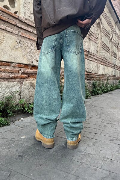 Flaw Wear Αντίκα ριγέ φαρδύ τζιν