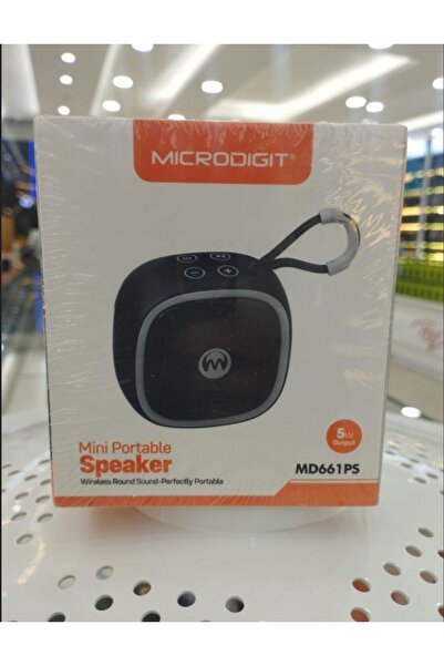 Microdigit Portable Mini Bluetooth Speaker, Powerful 5W Sound, Mini Lightweight Design, Long-lasting Battery, Perfect for Travel and Use