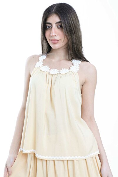 mica Solid Spaghetti Straps Top