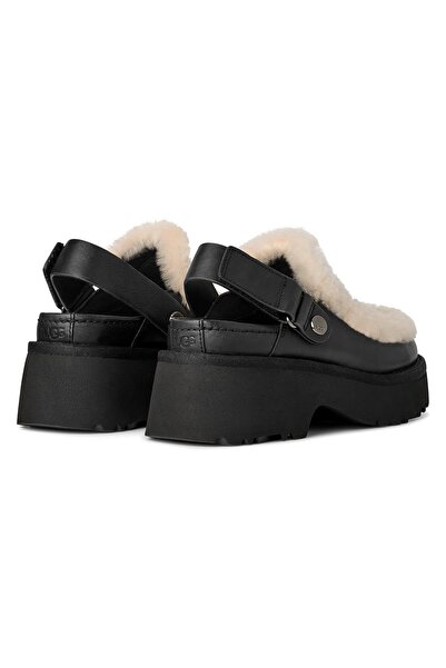 UGG W ESMEE LEATHER CLOG BLACK (SIYAH) 1171507