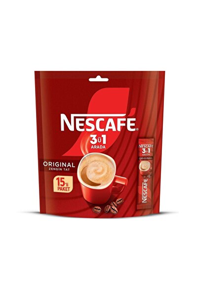 Nescafe 3+1 15 قطعة أصلية