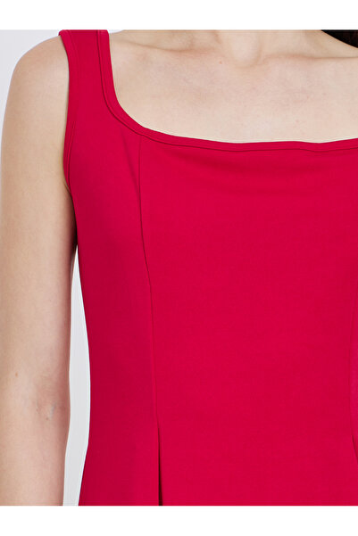 Take Two By Styli Women Red Sleeveless A-Line Mini Dress